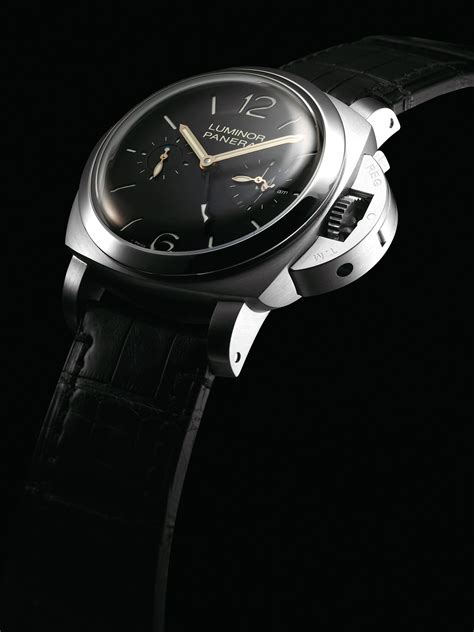 Panerai. A Very Rare Stainless Steel Cushion